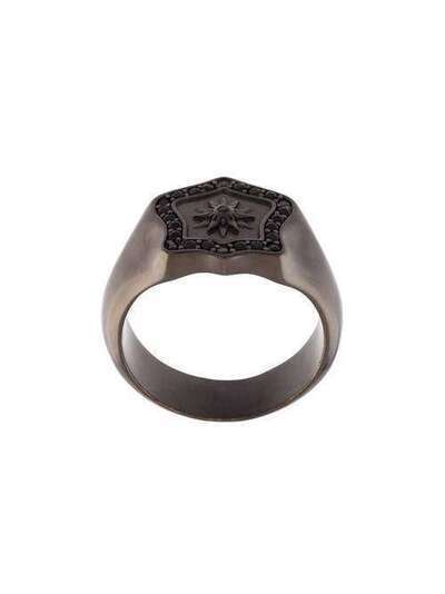 Nialaya Jewelry shield ring MRING021