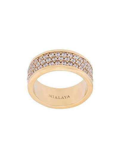 Nialaya Jewelry кольцо Trio-Row MRING011