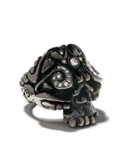 Duffy Jewellery кольцо с форме черепа BRDSKLR2