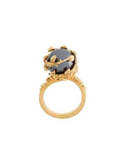 Kasun London золотистое кольцо 'Fairytale' с жемчугом PEARLRINGGOLD