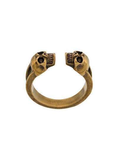 Alexander McQueen кольцо с черепом 554576J160T
