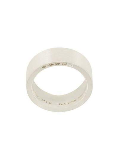 Le Gramme кольцо 'Le 9 Grammes' с брашированным эффектом LGCARBR01109SLICKBRUSHEDSTERLINGSILVER