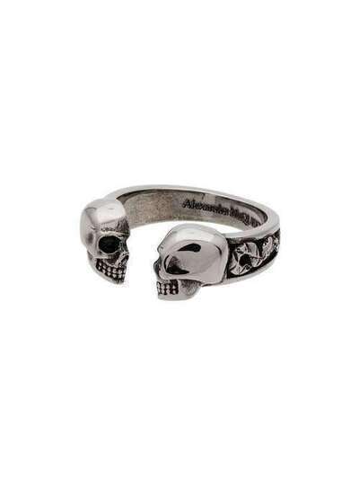 Alexander McQueen кольцо с черепом 554585J160Y