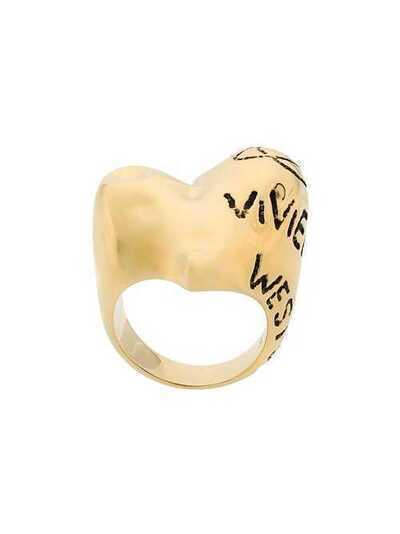 Vivienne Westwood крупное кольцо с логотипом BR15781