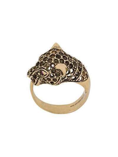 Iosselliani кольцо Heritage в форе гепарда CHEETAHRINGANE3406GSS