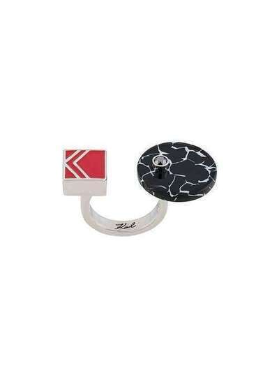 Karl Lagerfeld кольцо в стиле колор-блок SI200060961