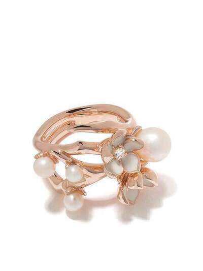 Shaun Leane кольцо Cherry Blossom с бриллиантами и жемчугом CB002RVWHRZM