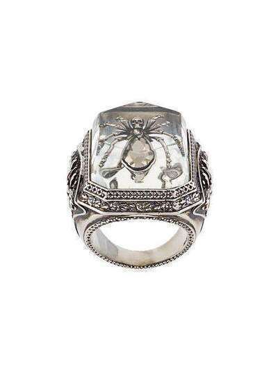 Alexander McQueen декорированное кольцо 611304I12RY