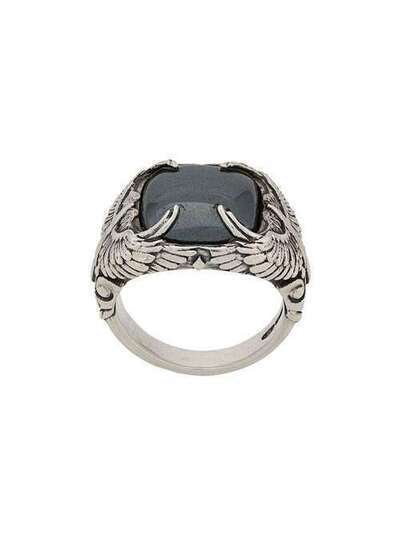 Nove25 wing embellished ring N25ANE00367