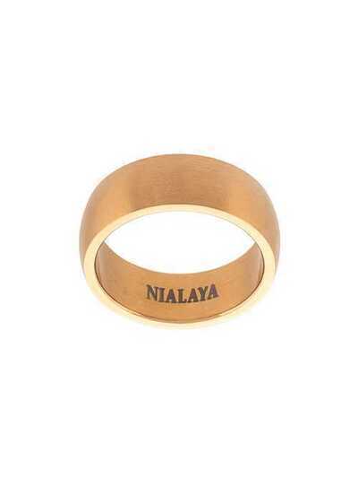 Nialaya Jewelry полированное кольцо MRING065