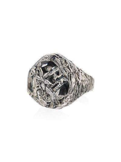 Lyly Erlandsson серебряное кольцо с кристаллом L03010