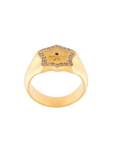 Nialaya Jewelry shield ring MRING020