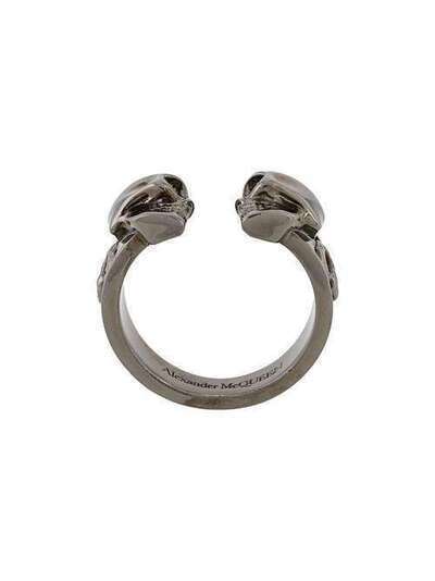 Alexander McQueen кольцо с декором Skull 554585J160B
