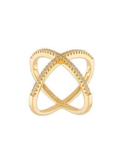 Nialaya Jewelry кольцо с перекрещивающимися ободами WRING018
