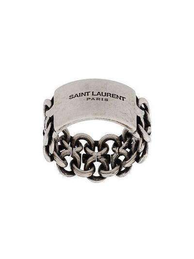 Saint Laurent кольцо с гравированным логотипом 602592Y1500