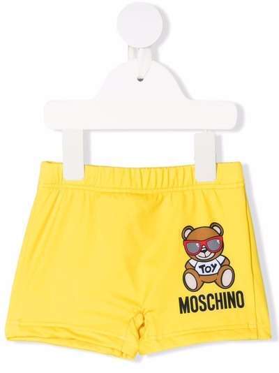 Moschino Kids плавки-шорты с принтом