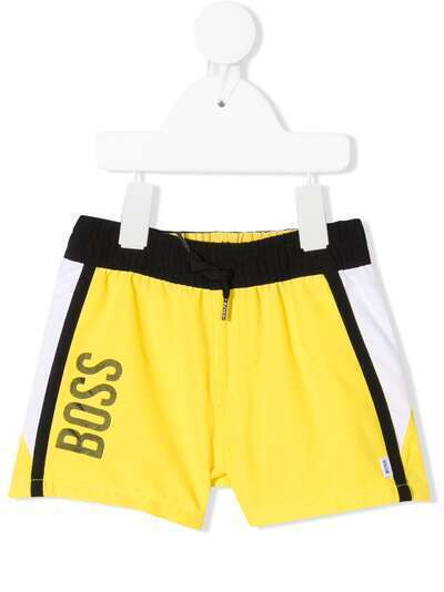 BOSS Kidswear плавки с логотипом