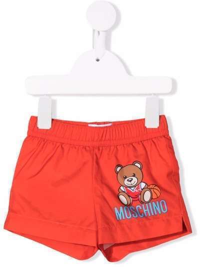Moschino Kids плавки-шорты с принтом Teddy Bear