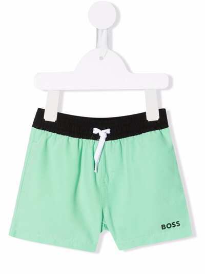 BOSS Kidswear плавки-шорты Magic с принтом