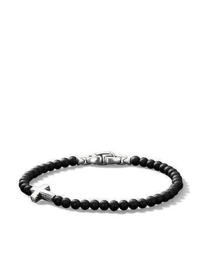 David Yurman Spiritual Beads onxy cross bracelet B15911MSSBBO