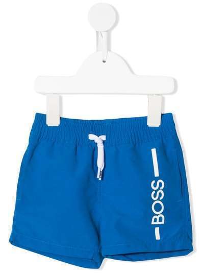 BOSS Kidswear плавки-шорты с логотипом