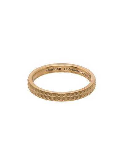 Le Gramme кольцо Guilloché из желтого золота LGCOJGUPMA01105