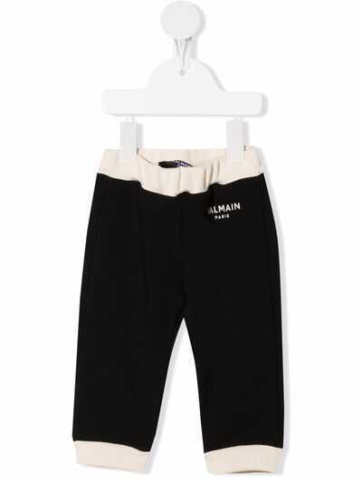 Balmain Kids спортивные брюки с логотипом