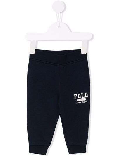 Ralph Lauren Kids спортивные брюки с эластичным поясом и логотипом