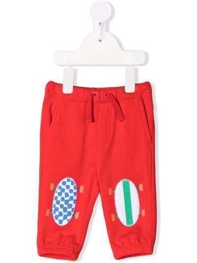 Stella McCartney Kids спортивные брюки с графичным принтом