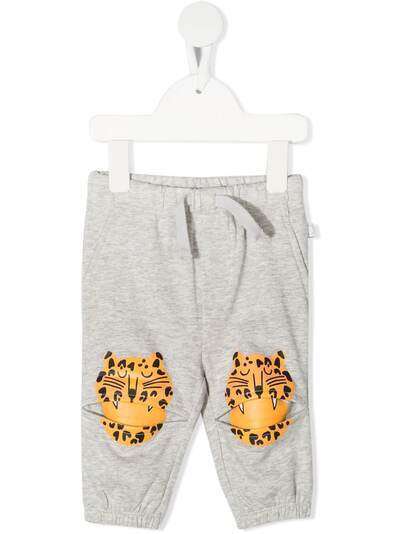 Stella McCartney Kids спортивные брюки с леопардовым принтом