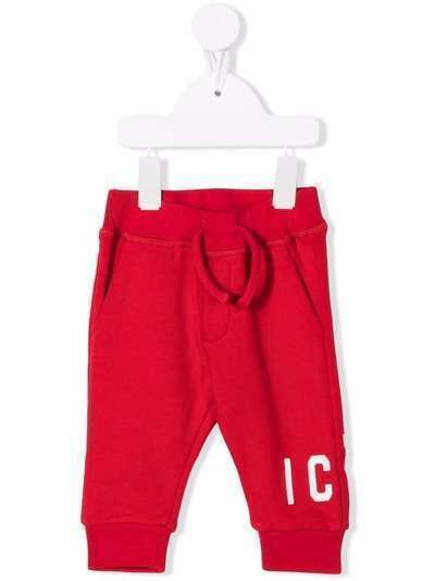 Dsquared2 Kids спортивные брюки с принтом Icon