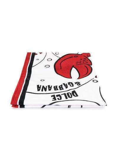 Dolce & Gabbana Kids пляжное полотенце с принтом LBJA18G7VQE