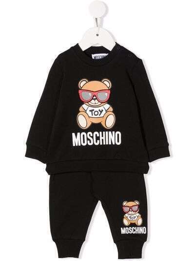Moschino Kids teddy bear-print tracksuit set