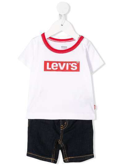 Levi's Kids комплект из джинсов и футболки с логотипом