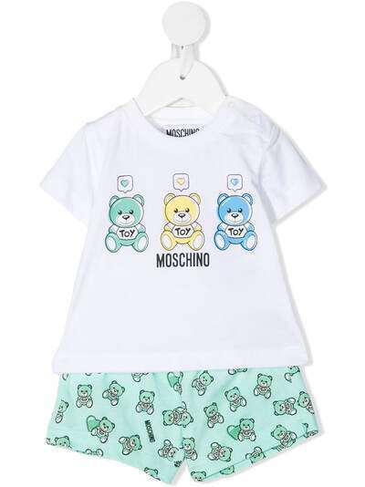 Moschino Kids костюм-двойка с футболкой