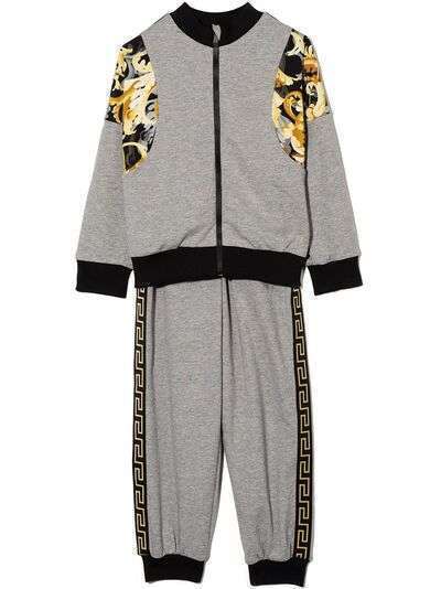 Versace Kids спортивный костюм с принтом Barocco