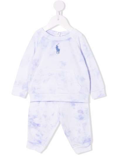 Ralph Lauren Kids спортивный костюм с принтом тай-дай