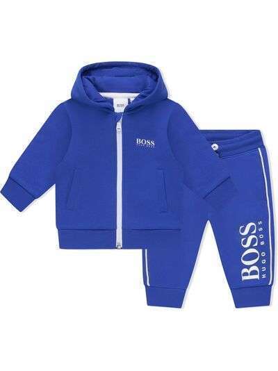 BOSS Kidswear спортивный костюм с капюшоном и логотипом