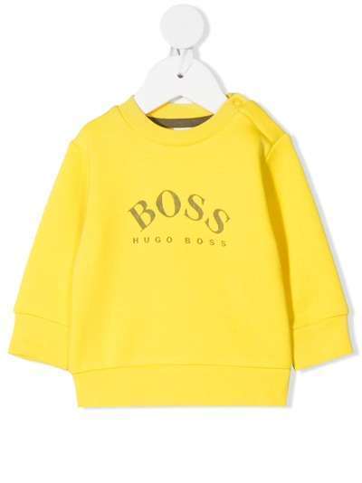 BOSS Kidswear толстовка с длинными рукавами и логотипом