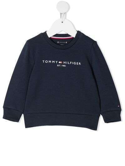 Tommy Hilfiger Junior толстовка с круглым вырезом и логотипом