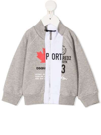 Dsquared2 Kids толстовка на молнии с логотипом