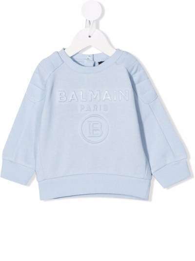 Balmain Kids толстовка с логотипом