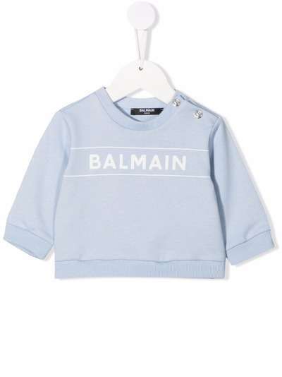 Balmain Kids толстовка с логотипом