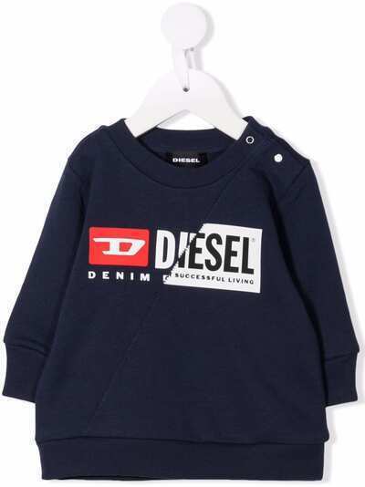 Diesel Kids толстовка SGirkCutyB с логотипом