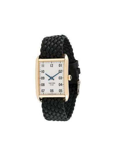 Tom Ford Watches наручные часы с прямоугольным циферблатом 30 мм TF0120144382