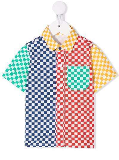 Stella McCartney Kids рубашка в стиле колор-блок