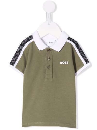 BOSS Kidswear рубашка поло с логотипом