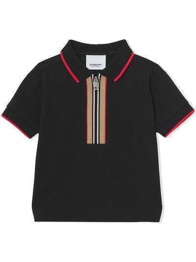 Burberry Kids рубашка поло в полоску Icon Stripe