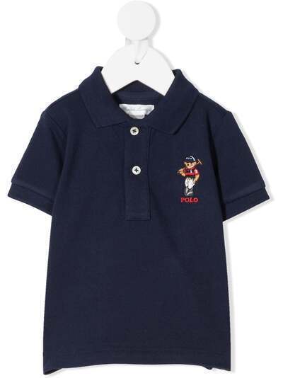 Ralph Lauren Kids рубашка поло Bear