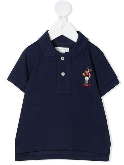 Ralph Lauren Kids рубашка поло с вышивкой Polo Bear